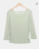Andin Layered Tencel Three-Quarter Sleeve T-Shirt