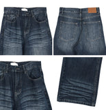 Derif Wrinkle Washed Denim Pants