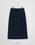 Pohit Nylon Cargo Long Skirt