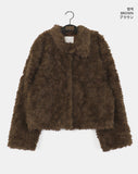 Loewe Collar Fur Short Jacket
