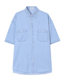 Summer denim half shirt