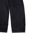 Look Fire Buckle Balloon Wide Denim Pants