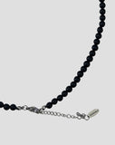 Shadow black beads necklace (handmade)