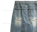 Tinta brush damage balloon denim pants