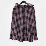 Gizen Hood Check Shirt