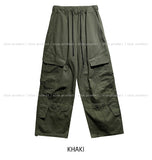 Woodin Diagonal Pocket Button Two-Way Cargo Pants