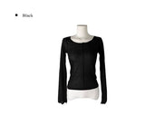 Nippy Frill Double-Side Layered T-Shirt