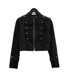 Keele Crop Napoleon Jacket