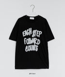 [unisex] Horn Printing Over Short Sleeve Tee