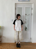 [BAONHAUS] Marcel Raglan Color Matching Short Sleeve Tee