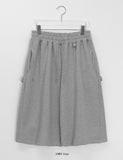 [unisex] Gineu Snap Button Bermuda Banding Pants