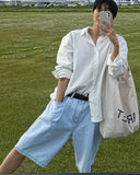 Natural linen shirt