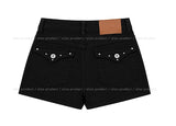 Petal Studded Pocket Shorts