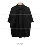 With overfit half shirt