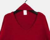 Culti V-Neck Off-Shoulder Muffler Knit Set