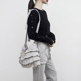 Loroir Tiered Shoulder Crossbody Bag