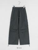 [unisex] Tsuina Banding Nylon String Parachute Cargo Pants