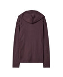 Charis Henley Neck Hooded Knit