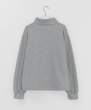 [BAONHAUS] Billtory Button Color Matching Two-tone Sweatshirt