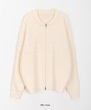 [unisex] Kosor Two-Way Knit Zip-Up Over Cardigan