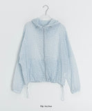 Ikoha Flower String Hood Windbreaker