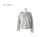 Lekin Color Matching One-Shoulder Knit