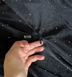 Older Cubic Bolero Velvet Long One Piece