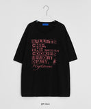 [unisex] Magelli Printed Over Short Sleeve Tee