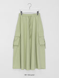 Pevin Banding Cargo Long Skirt