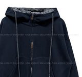 Dane Check Two-Way Hoodie Zip-Up