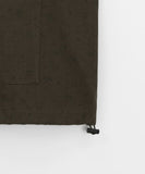 [BAONHAUS] Kitft Flower Corduroy Color Matching Collar Bomber Jacket