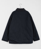 [BAONHAUS] Calen check reversible corduroy collar work jumper