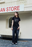 Dear Bloom Crop Short Sleeve Tee