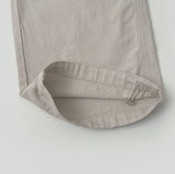 Cotton Two-Way Pocket Knee Shirring Wide Banding Pants