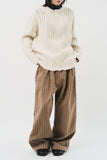 Papa Striped Wool Pants