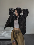 [U-BASIC] Soft Ribbed Round Crop Long Sleeve