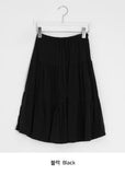 Tane Tiered Layered Midi Skirt