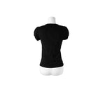 Riyoung Dot Short Sleeve Ribbon Puff T-shirt