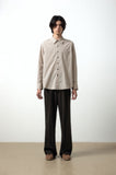WOOL ONE TUCK SLACKS