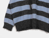 Bette Overfit Stripe Hood Knit