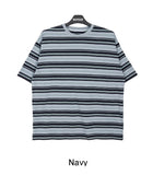 Tosen Pigment Stripe Short Sleeve T-Shirt