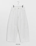 [BAONHAUS] Okone cut cotton wide balloon pants