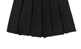 Herin Frill Pleated Midi Skirt