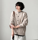 Personal Wool Round Cardigan