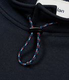 [AG.W] Wappen Stand Neck Crop Sweat Shirt