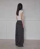 Asymmetrical Wide Pants