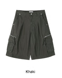 Coel Zip Cargo Bermuda Pants