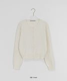 Kurendi Color Round Knit Cardigan
