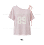 Move Layered One-Shoulder Short Sleeve
