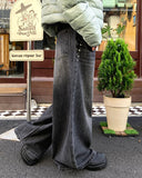 [MADE] N-T Stud Pocket Balloon Fit Washed Denim Long Pants